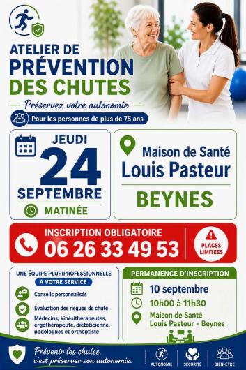 Affiche prévention chutes MSP