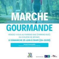 marche gourmande juin 2025