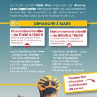 Flyer Paris Nice 2026 - circulation et stationnement
