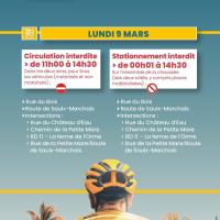 Flyer Paris Nice 2026 - circulation et stationnement