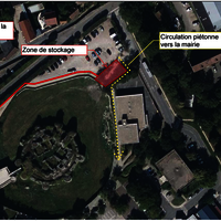 Travaux château de Beynes - plan d'occupation