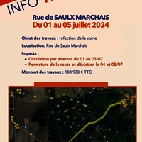 travaux rue de saulx marchais - juillet 2024
