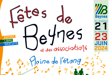 Affiche fêtes de Beynes 2024