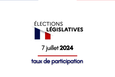 Élections législatives 2024 - 2d tour - taux de participation