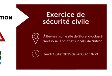 annonce exercice sécurité civile 03/07/2025