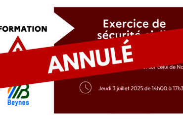 exercice securité annulation